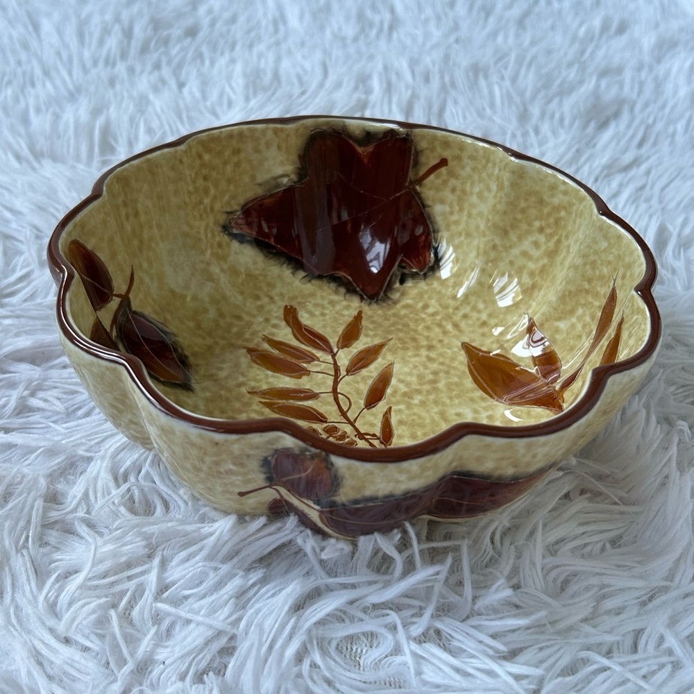 Style Eyes baum brothers Autumn Leaves Soup/Salad Bowls